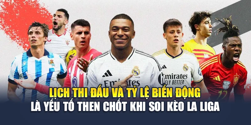 Soi Kèo La Liga Hấp Dẫn Từng Vòng Đấu Cùng Nhà Cái 78WIN 4 Lịch thi đấu và tỷ lệ biến động là yếu tố then chốt khi soi kèo La Liga
