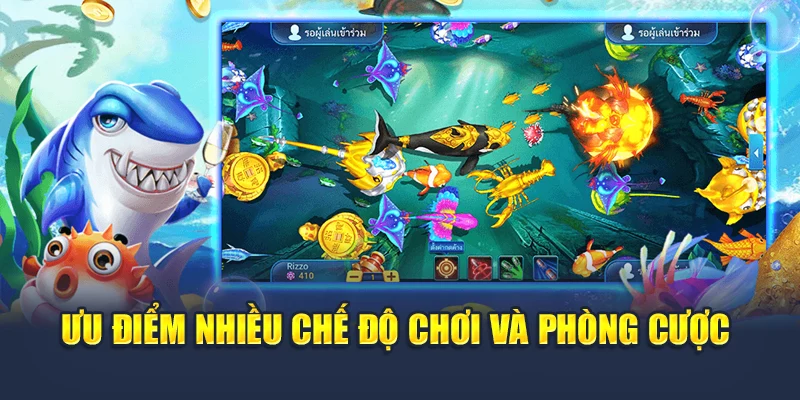 Jili Bắn Cá Đổi Thưởng – Trải Nghiệm Giải Trí Đỉnh Cao 78WIN 4 Ưu điểm nhiều chế độ chơi và phòng cược